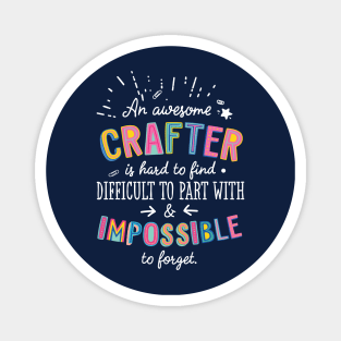 An awesome Crafter Gift Idea - Impossible to Forget Quote Magnet